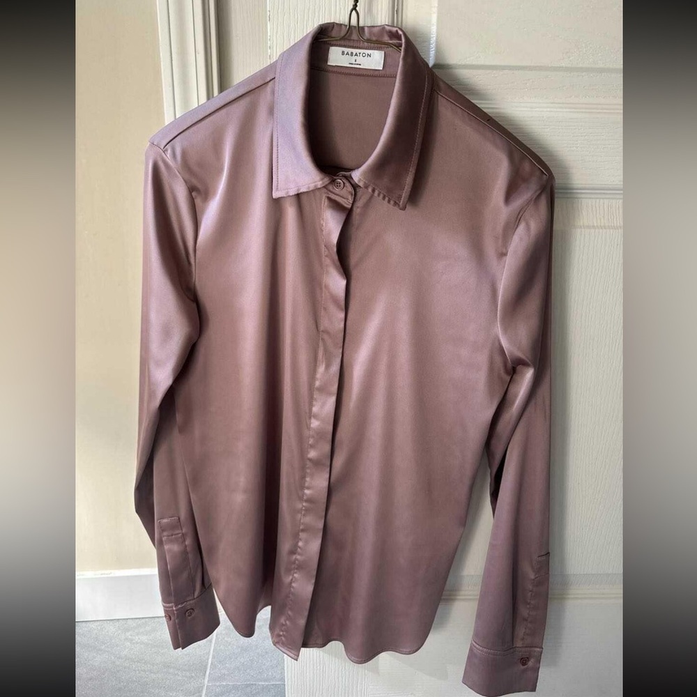 Babaton satin shirt
